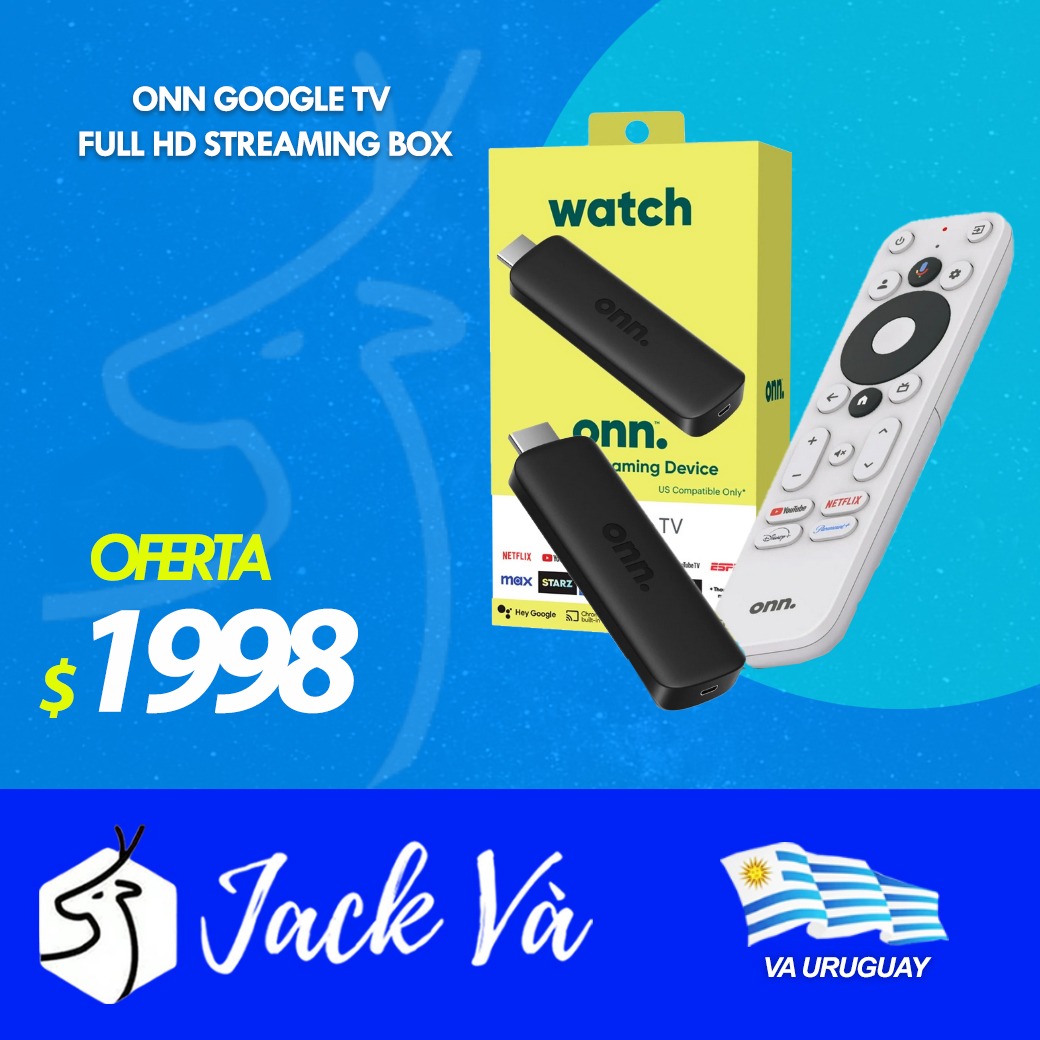 ONN GOOGLE TV FULL HD STREAMING BOX, Streaming Device - Técnologia
